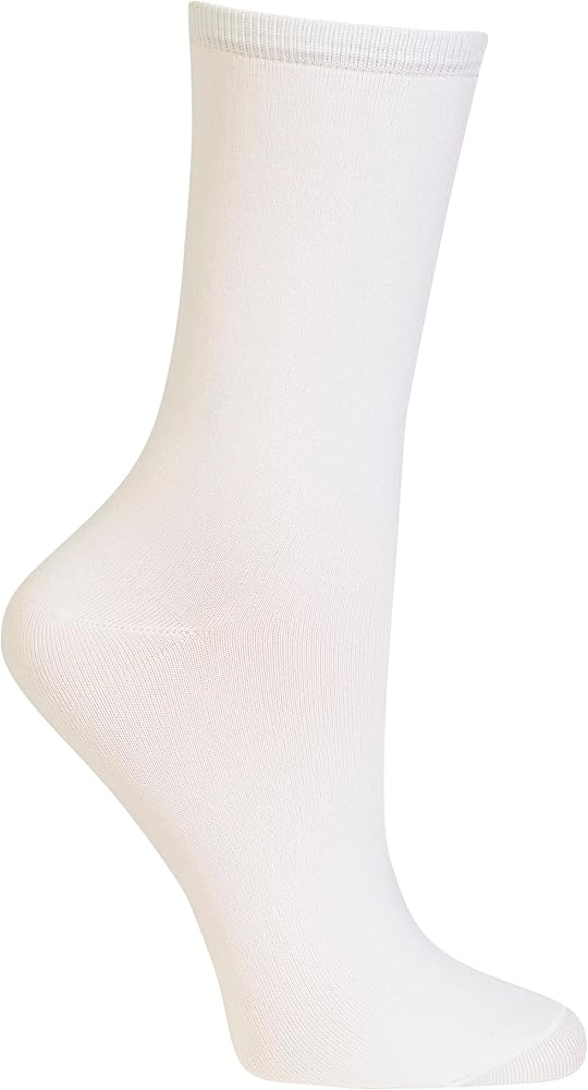 Hot Sox Women's Solid Trouser Crew Socks-1 Pair Pack-Casual Fashion Gifts