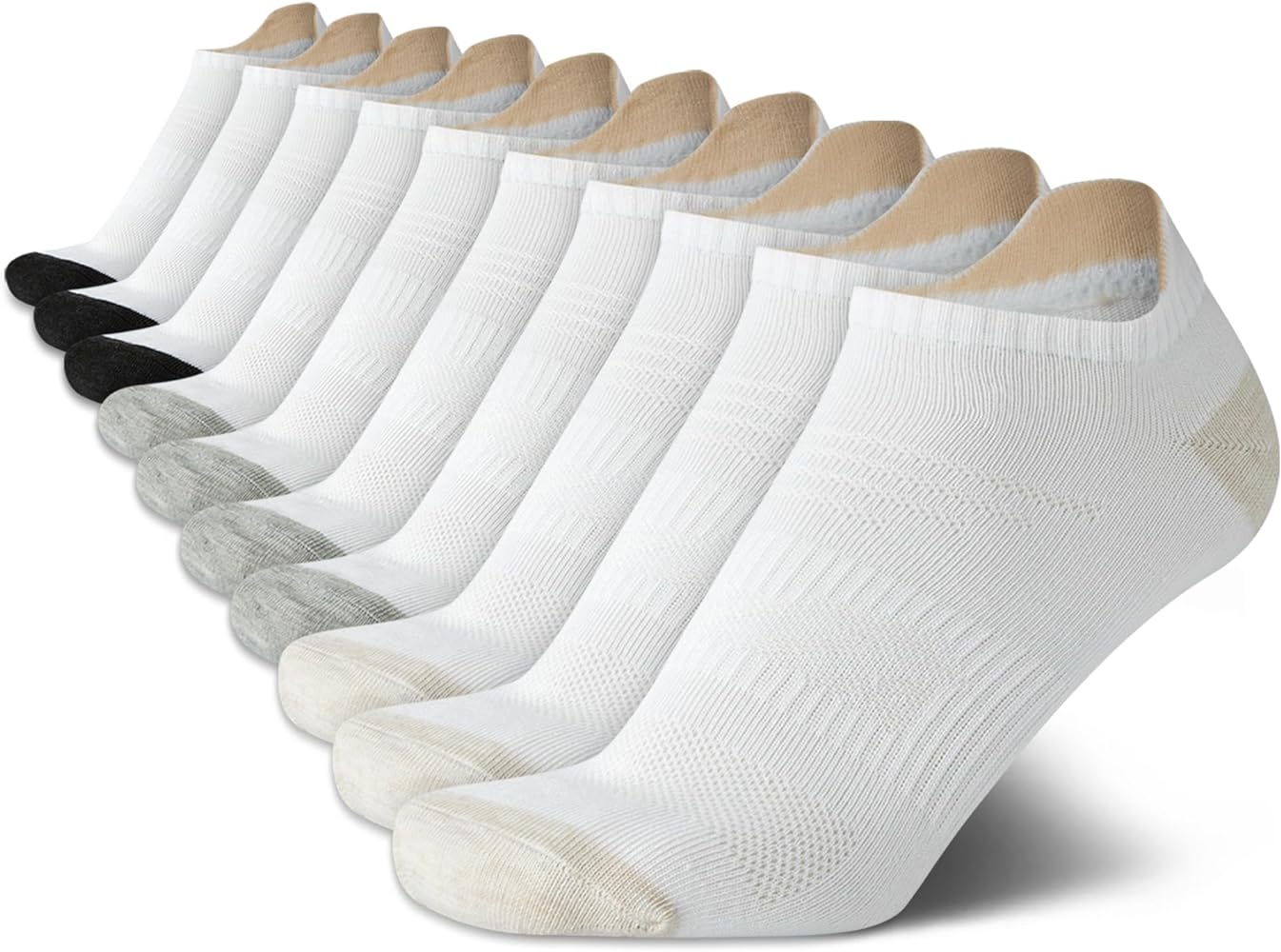 Avia Women's No-Show Athletic Low Cut Socks (10 Pack)