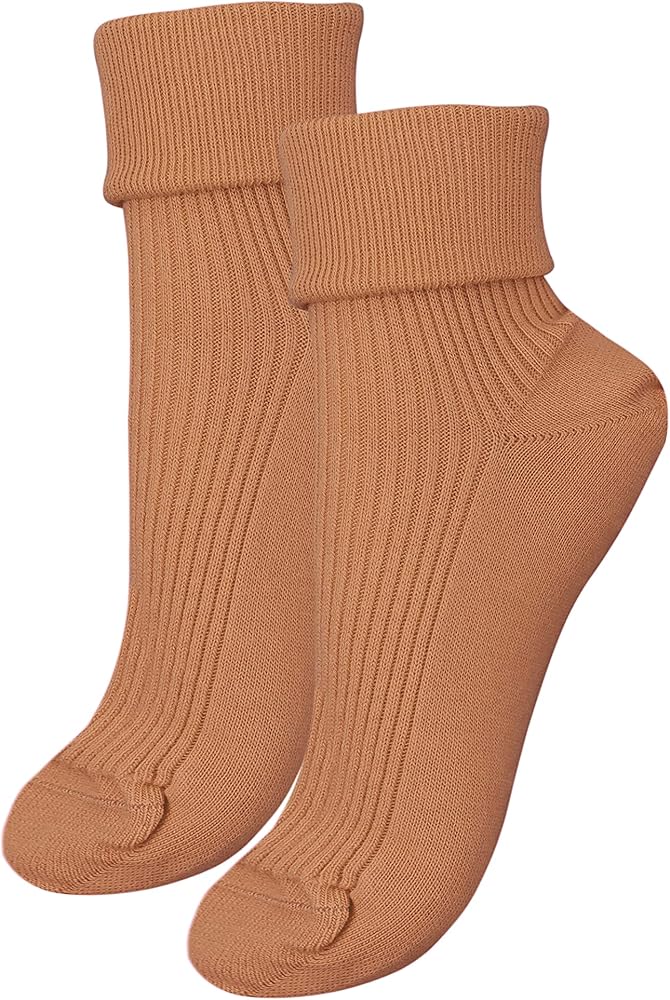 100% Organic Cotton Luxury Women's Socks 1 Pair. Made in Italy.