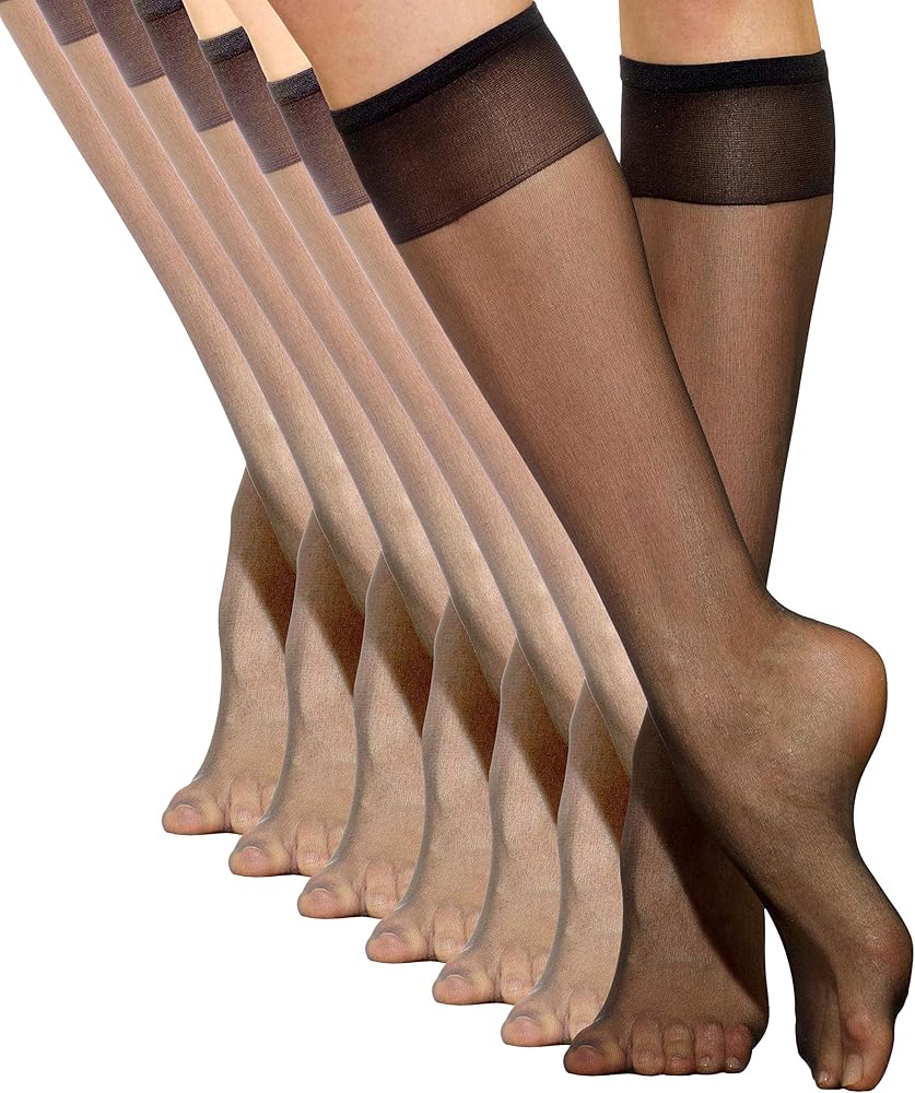 Silkies Ultra Knee Hi's with Energizing Support (6 Pair Pack)