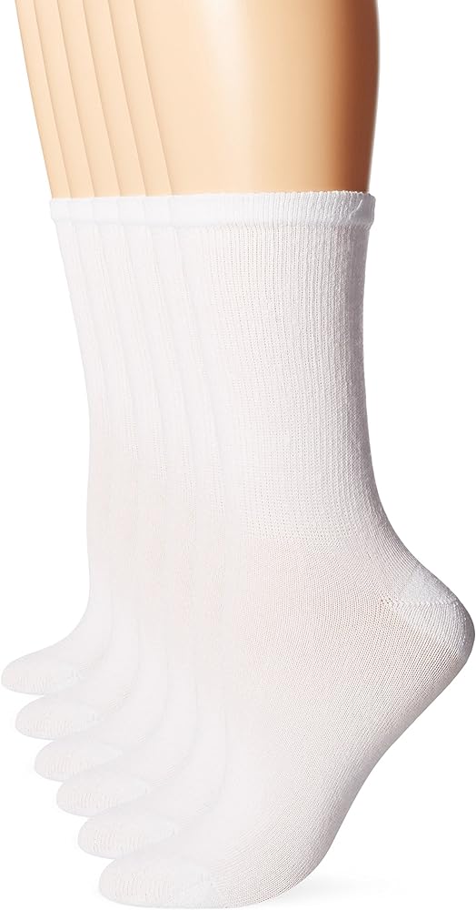 Hanes Ultimate Women's 6-Pack Crew Socks