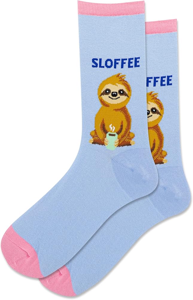 Hot Sox Women's Funny Jokes & Wordplay Crew Socks-1 Pair Pack-Cool & Cute Novelty Fashion Gifts