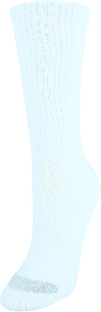 Hanes Women's 6-Pair Plush Comfort Toe Seam Crew Socks