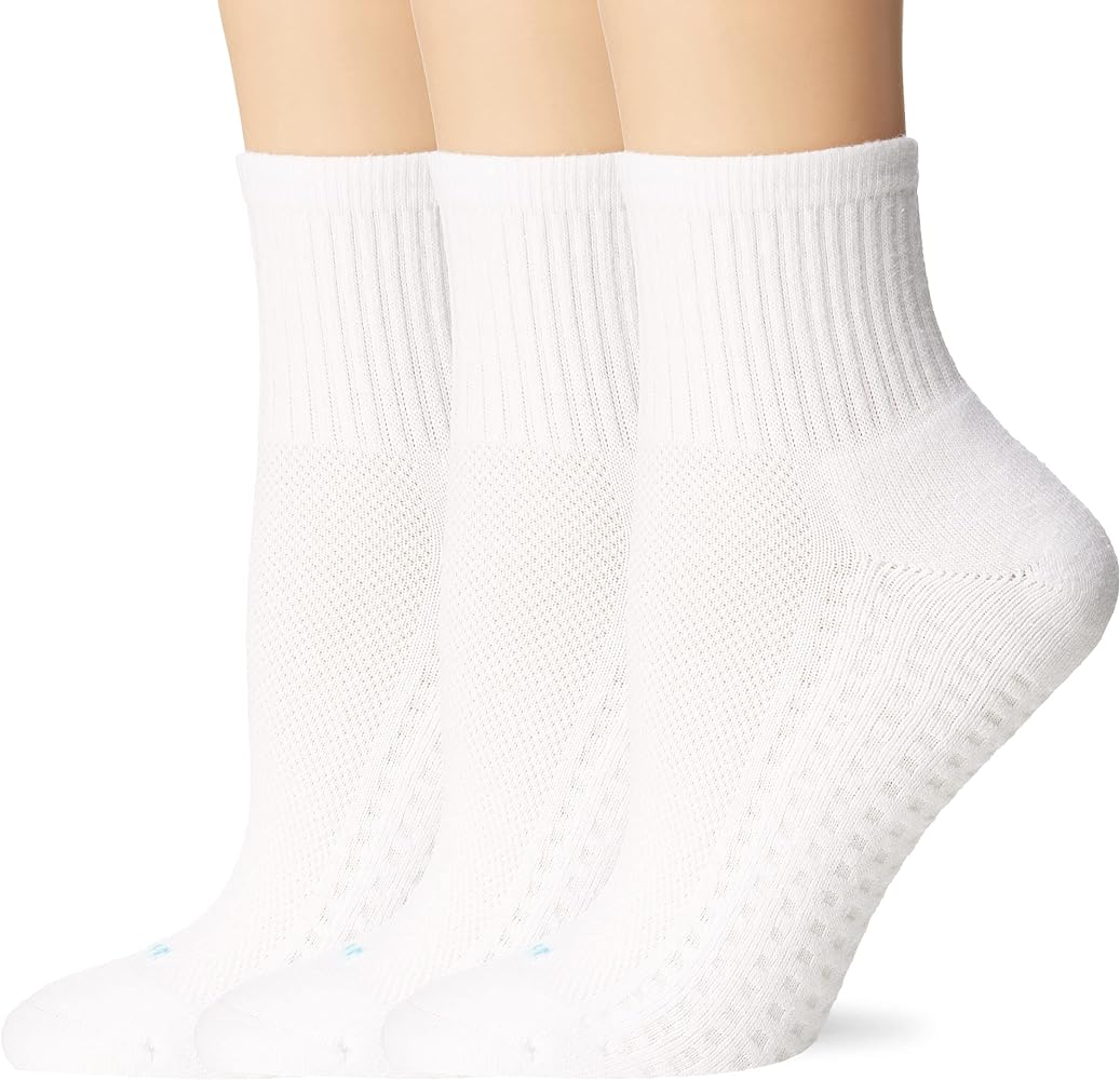 HUE Women's Air Sport 3 Pair Pack Mini Crew Socks