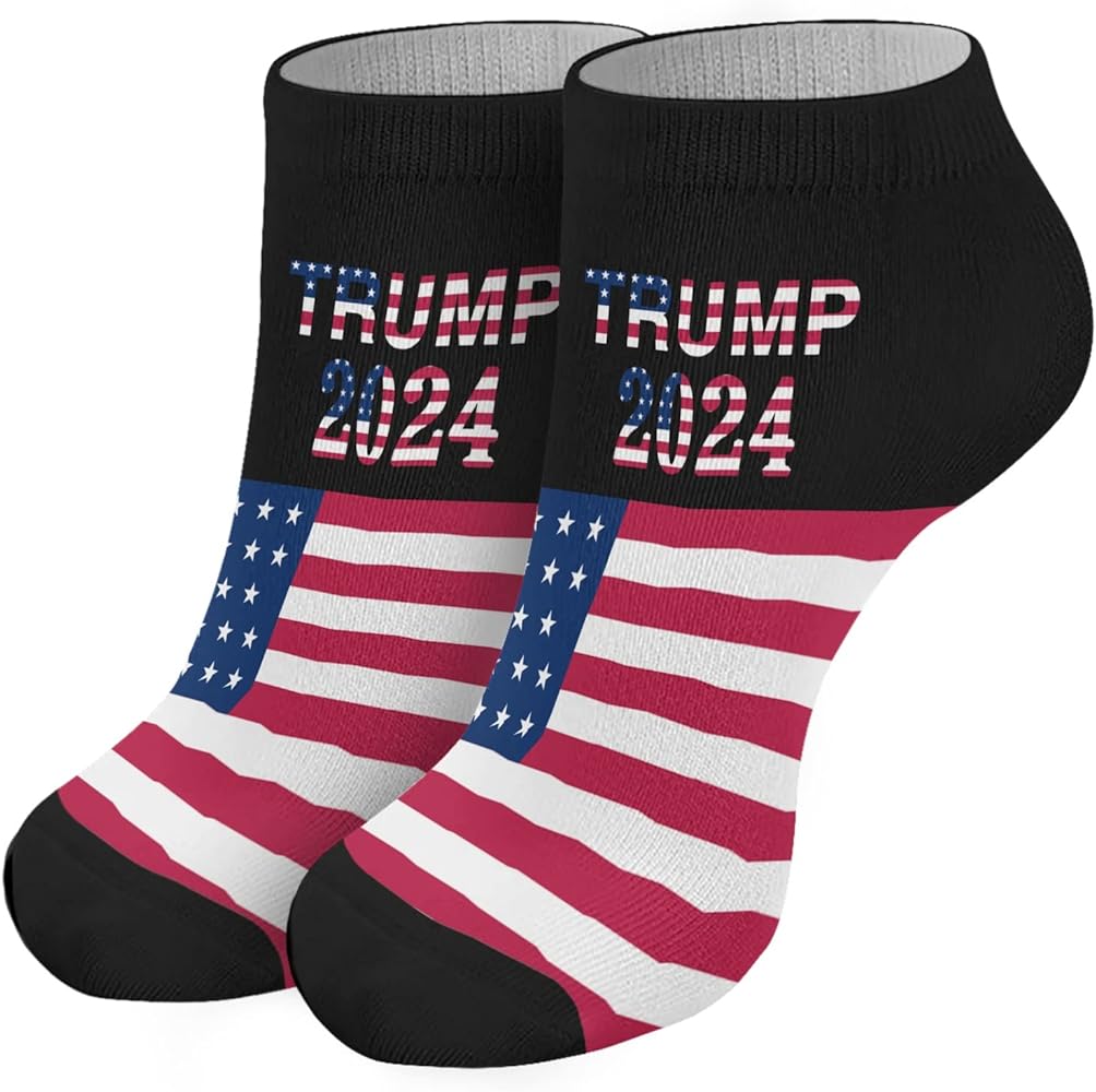 Biden Socks Women's socks Short fashion design casual socks Women's casual socks Trumps DeSantis 2024 Make Americas Florida