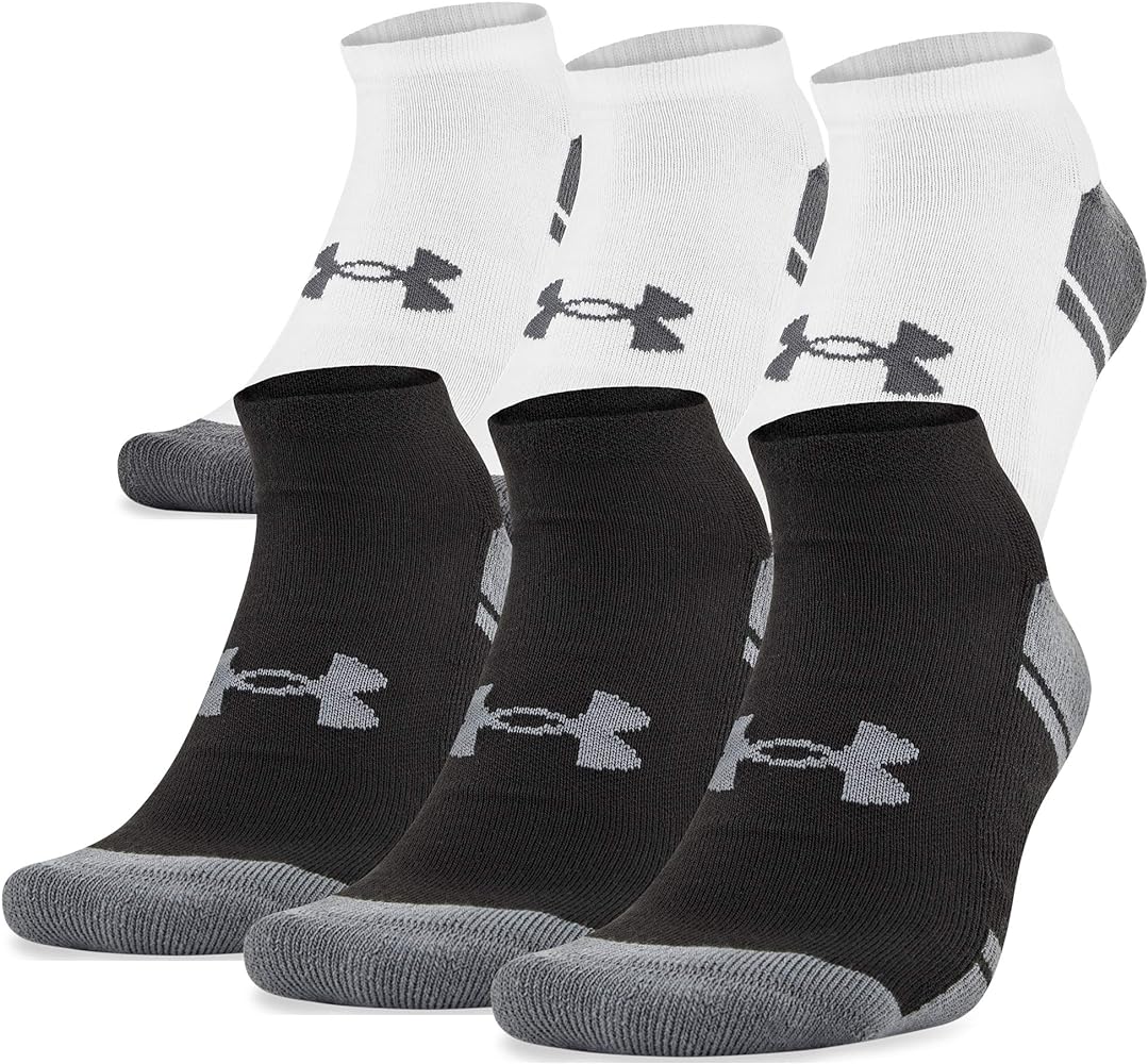 Under Armour Adult Resistor 3.0 No Show Socks, Multipairs