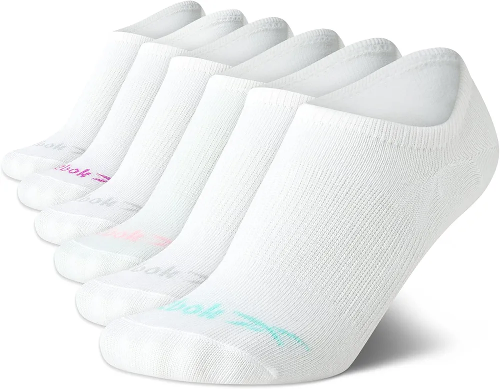 Reebok Women's Athletic Socks - 6 Pack No Show Liner Socks