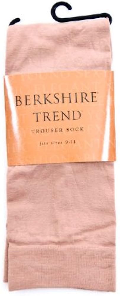 Berkshire womens Women's - 1 Pair Trend Opaque Trouser Socks Sandalfoot, Nude, One Size US