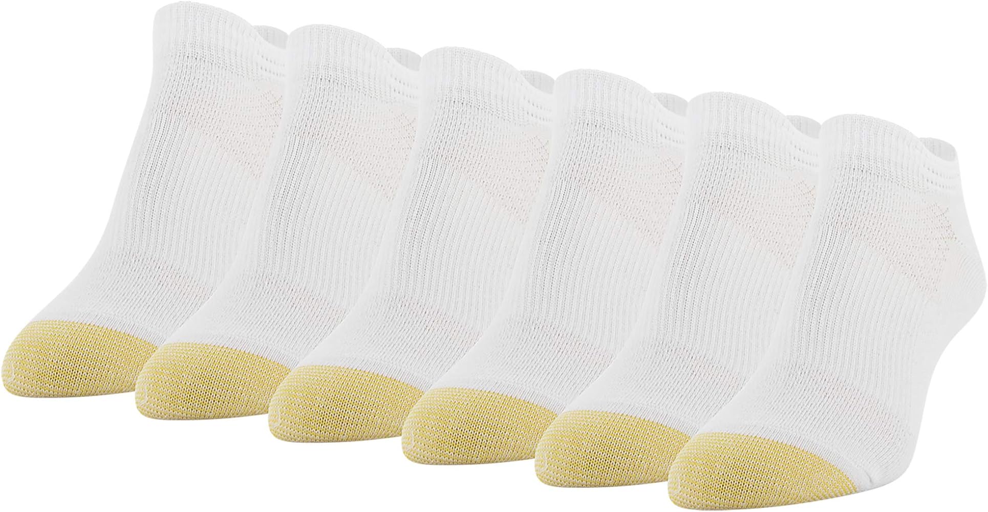 GOLDTOE Women's Eco Sport Double Tab Socks, 6-Pairs