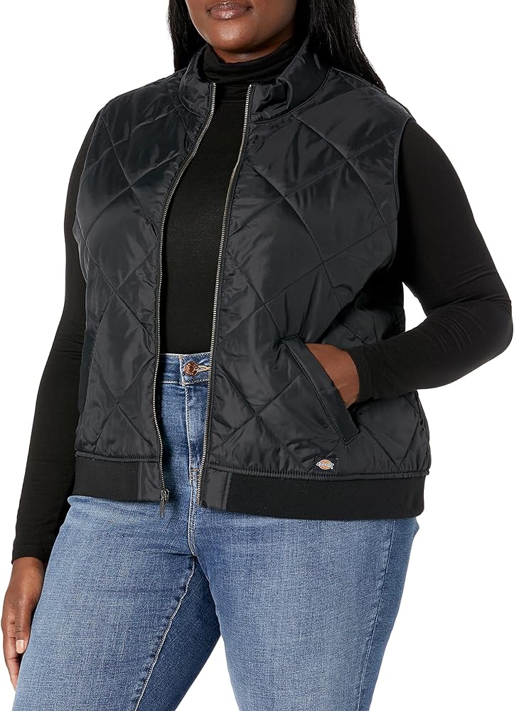 Dickies Women's Size Plus Quilted Vest