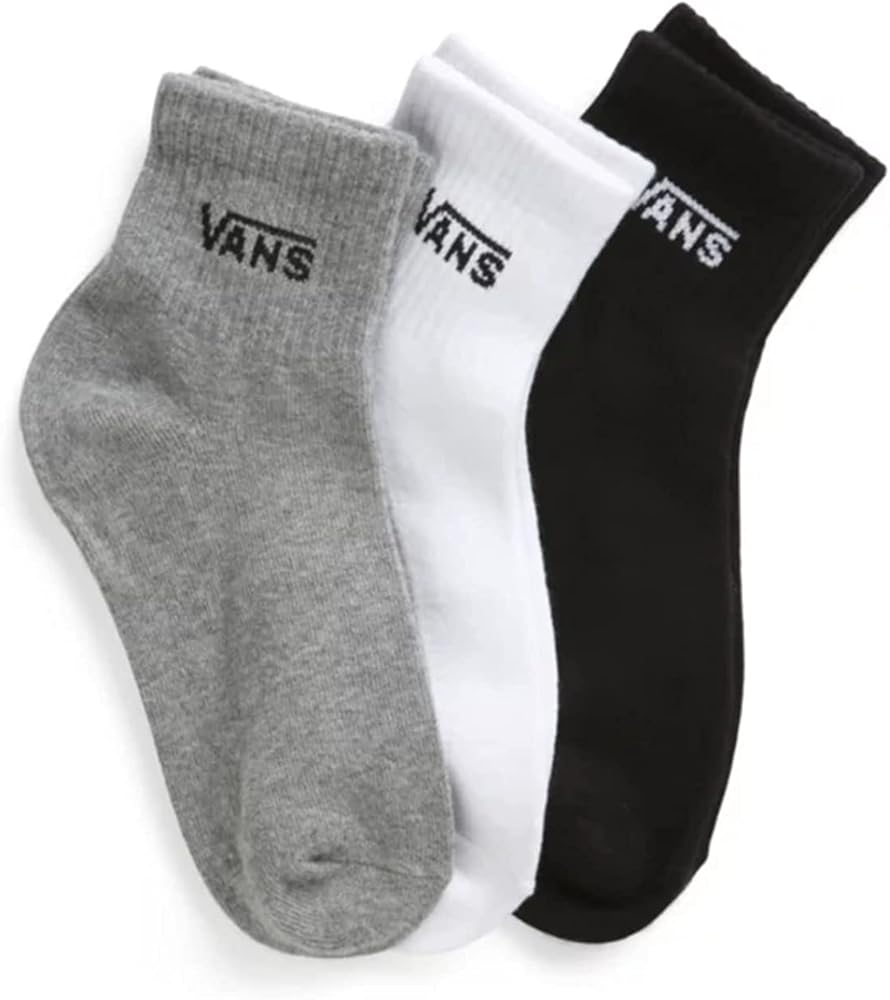 Vans, Women's Half Crew Socks, 3 Pair Pack