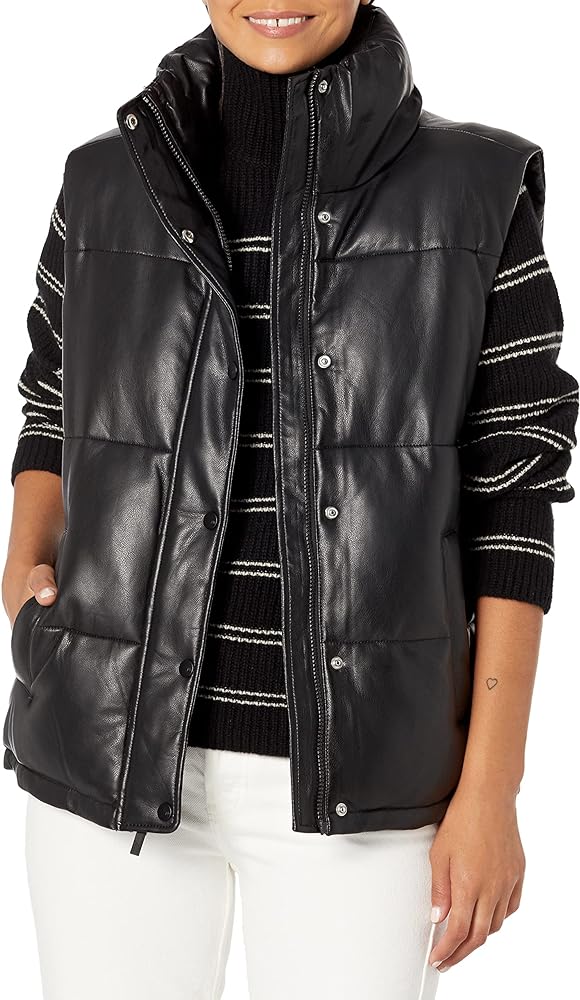 Andrew Marc Women's Straight-Zip Vest