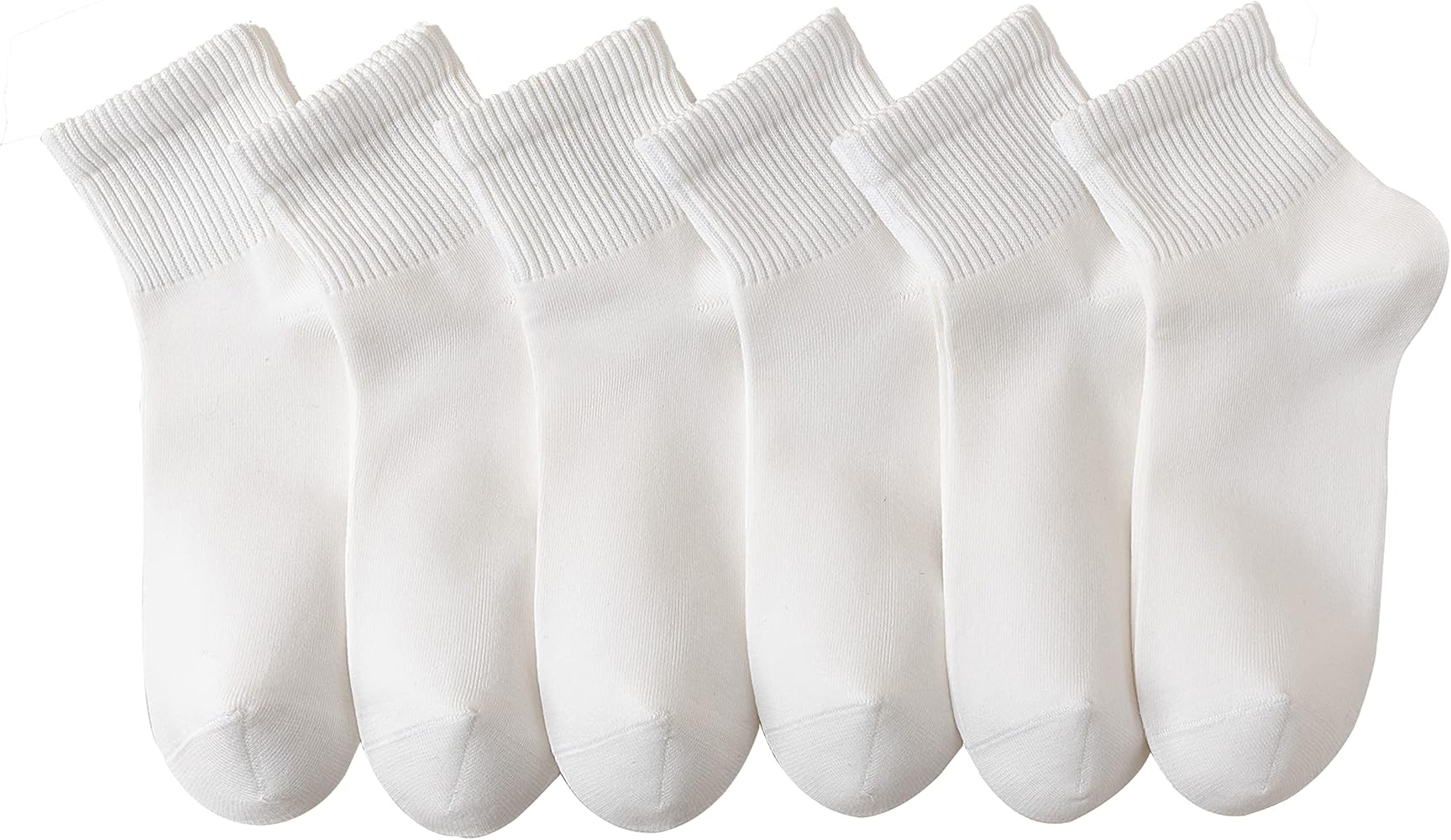 Womens Mini Crew Ankle Socks Pure Cotton Athletic Casual Socks for Women