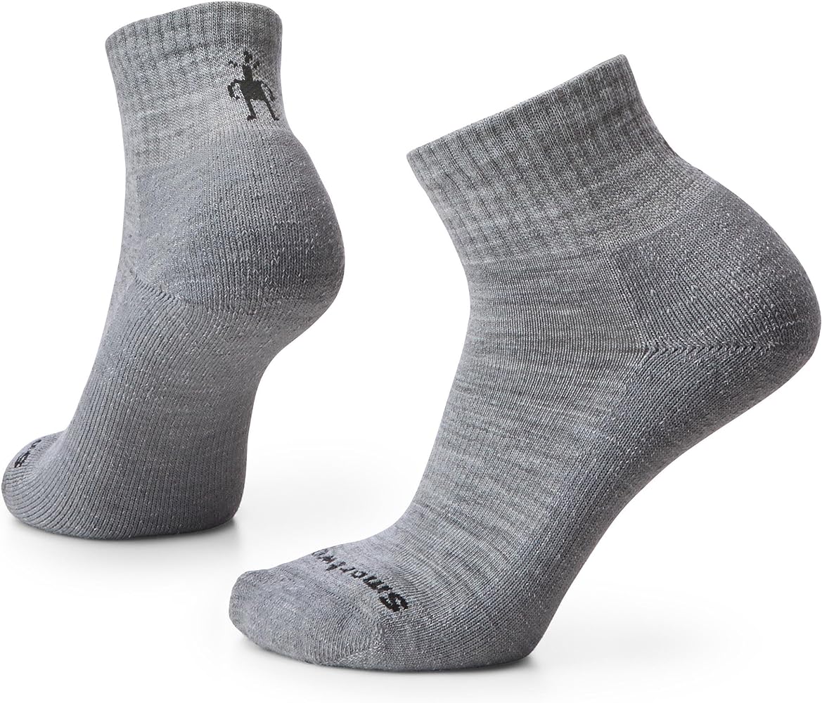 Smartwool Everyday Light Cushion Merino Wool Solid Rib Ankle Socks for Men and Women