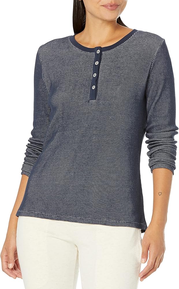 Goldie Lewinter Women's L/S Waffle Henley