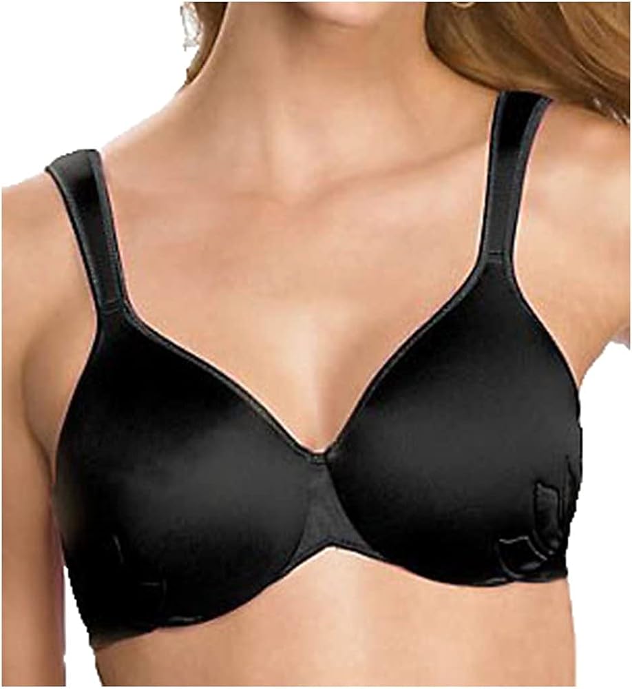 Bali Live It Up Underwire Bra, Seamless Shapewear Bra with Cushioned Straps, Full-Coverage T-Shirt Bra for Everyday Wear