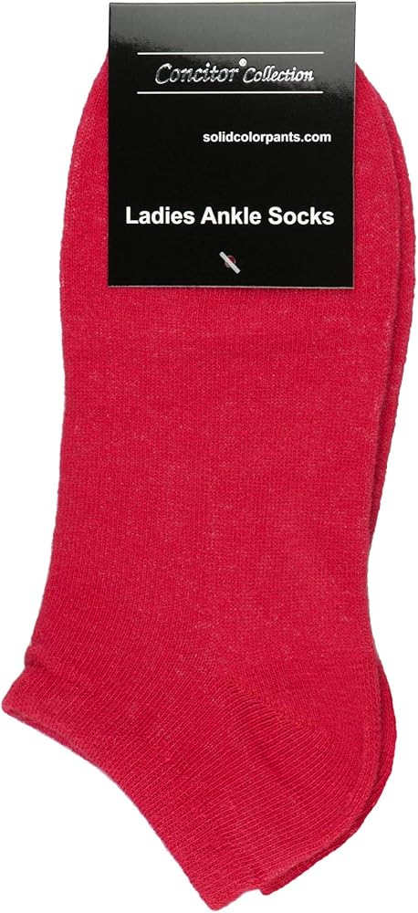 Women's Dress Socks Solid Colors COTTON Blend Low Cut No Show Sock