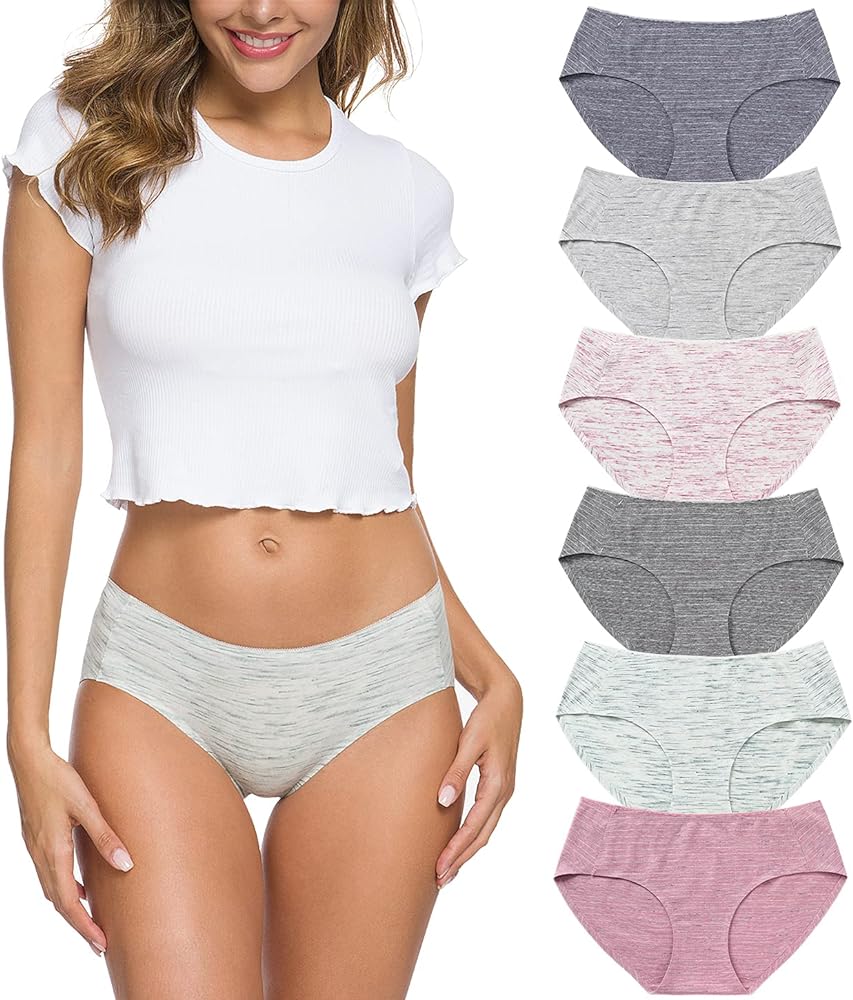 Wealurre Cotton Bikini Women's Breathable Panties Seamless Comfort Underwear