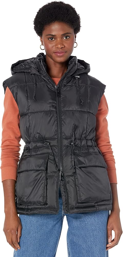 Levi's Women's Quilted Megan Hooded Puffer Jacket