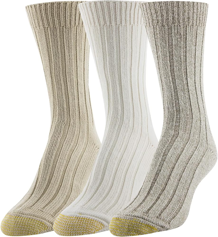 GOLDTOE Women's The Weekender Crew Socks 3 Pack