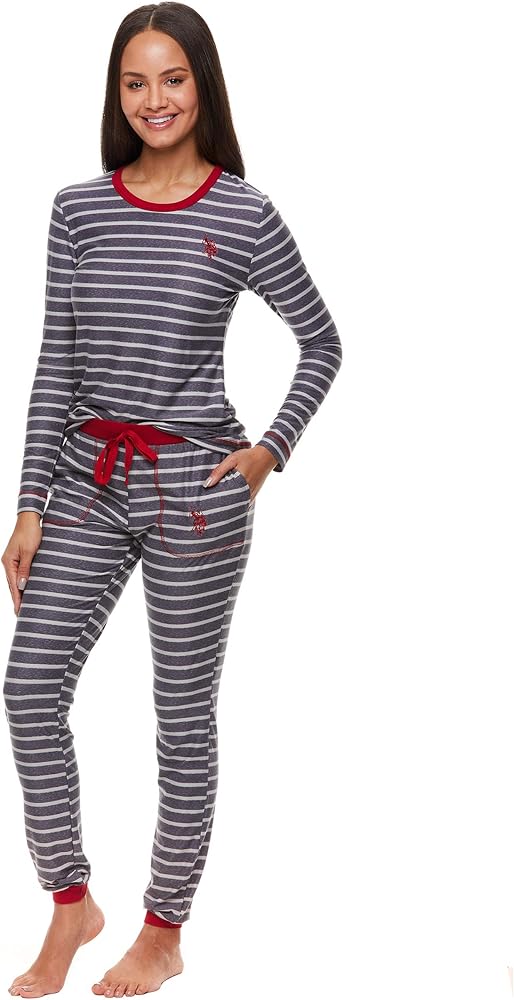 U.S. Polo Assn. Womens Pajama Sets, Pajama Sets for Women 2 Piece, Ladies Pajamas