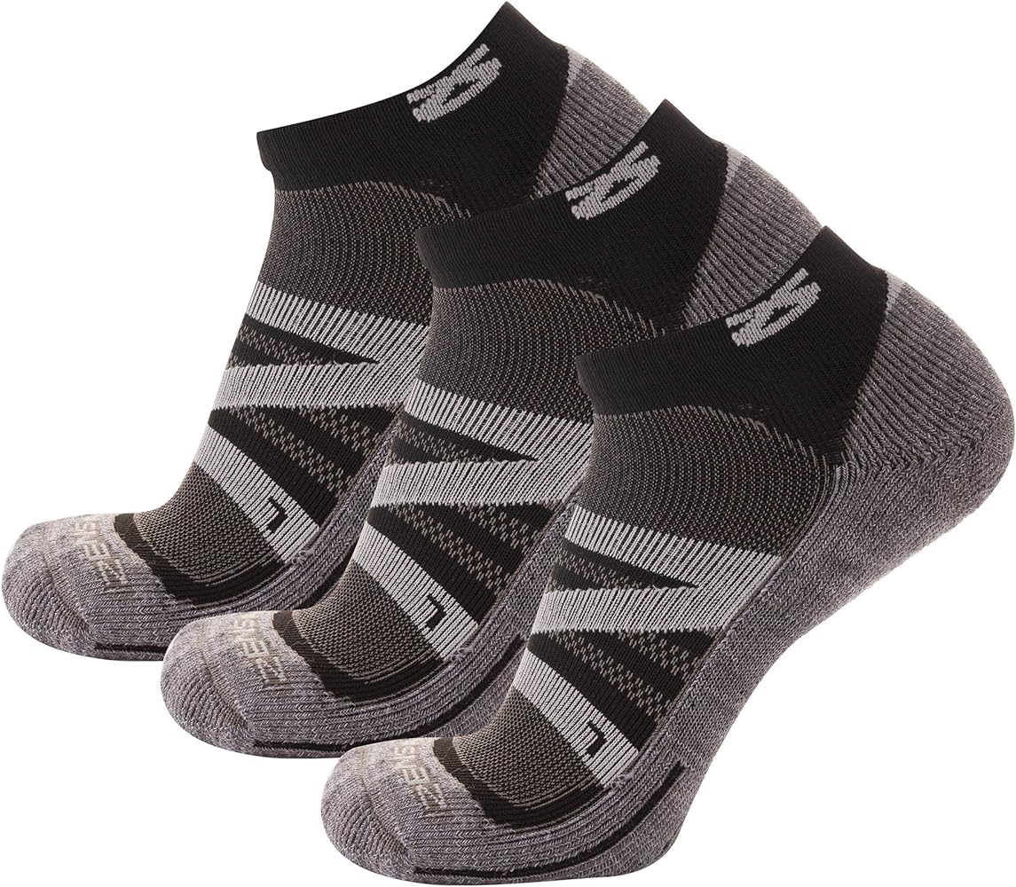 Zensah Wool Running Socks - Soft Cushioned Merino Wool, Moisture Wicking, Anti-Blister - Athletic Socks, Trail Socks