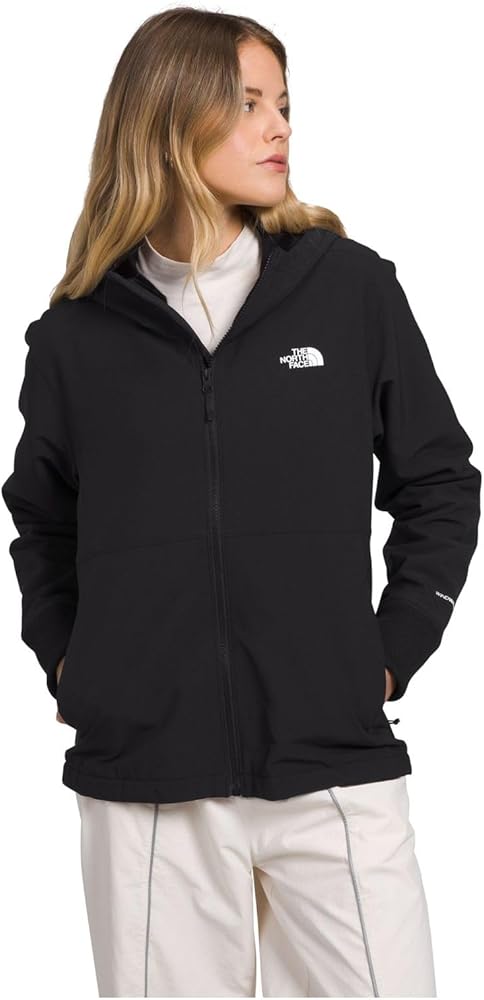 THE NORTH FACE Women's Shelbe Raschel Fleece Hooded Jacket (Standard and Plus Size), TNF Black, Medium