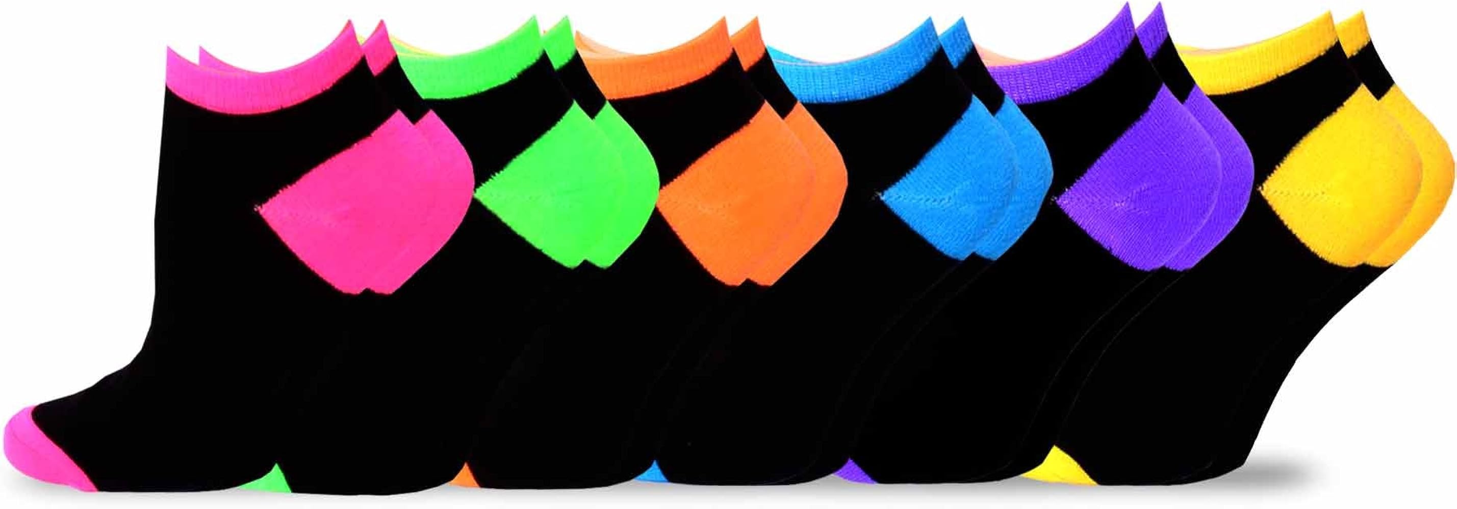 Cute Colorful Low Cut Ankle Socks for Women Girls 9-11 Cotton Acrylic Novelty 6 Pairs Socks Gift for Her School