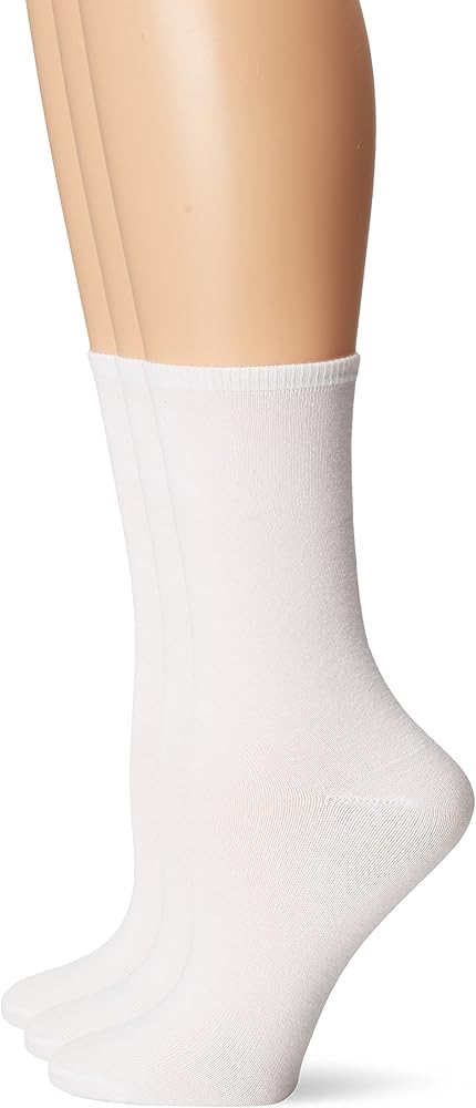 No nonsense womens Flat Knit Crew Sock