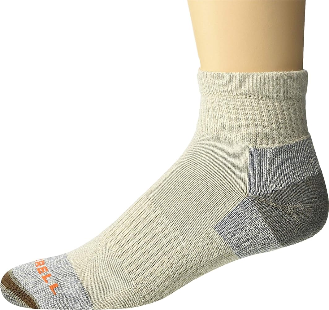 Merrell Men's and Women's Moab Hiking Mid Cushion Socks-1 Pair Pack-Coolmax Moisture Wicking & Arch Support