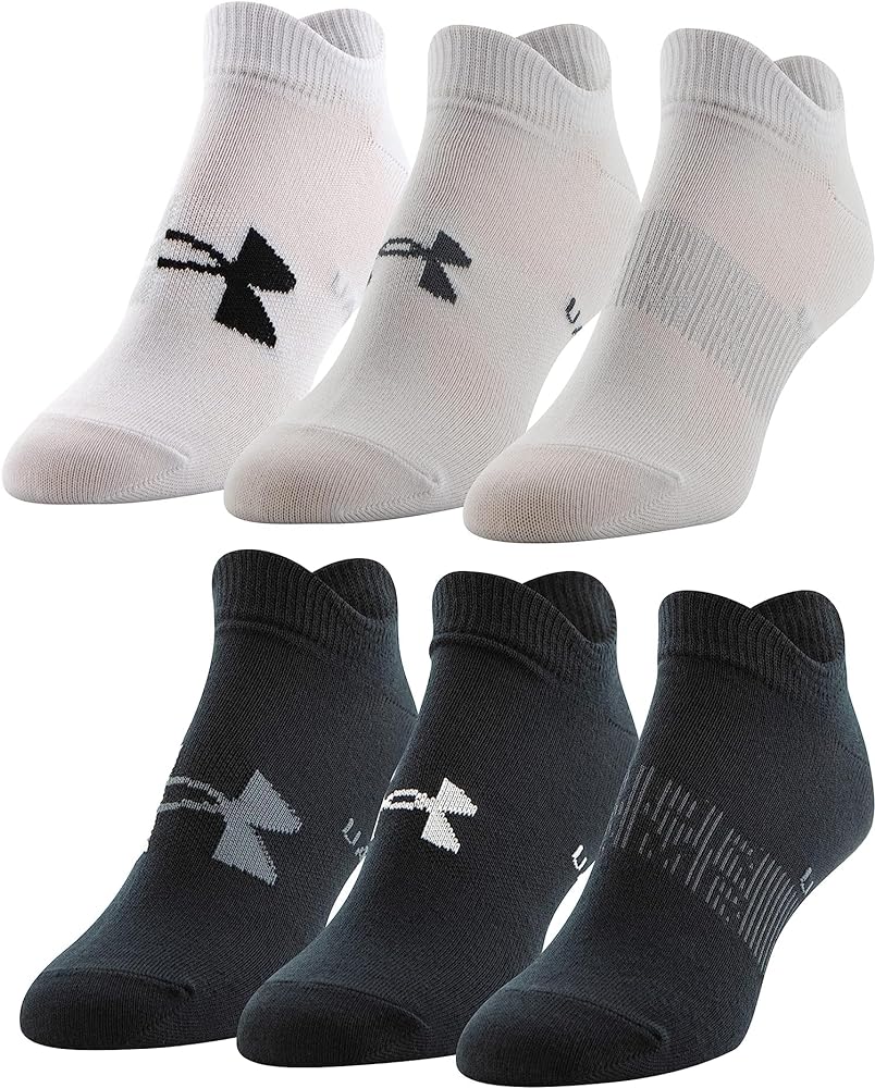 Under Armour Women`s No Show Socks 6 Pack