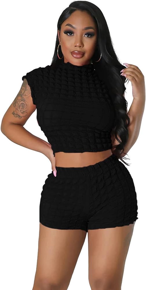 Womens 2 Piece Sports Outfit Tracksuit Shirt Shorts Jogger Bodycon Sets Jumpsuit