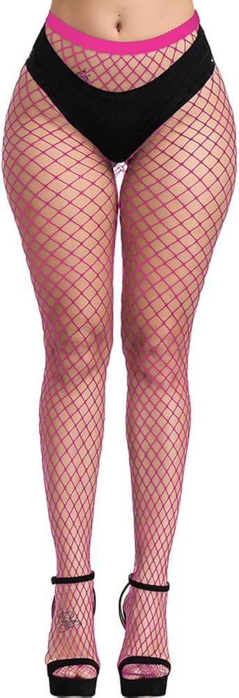 Women's Fishnet Stockings Sexy Tights High Waisted Pantyhose