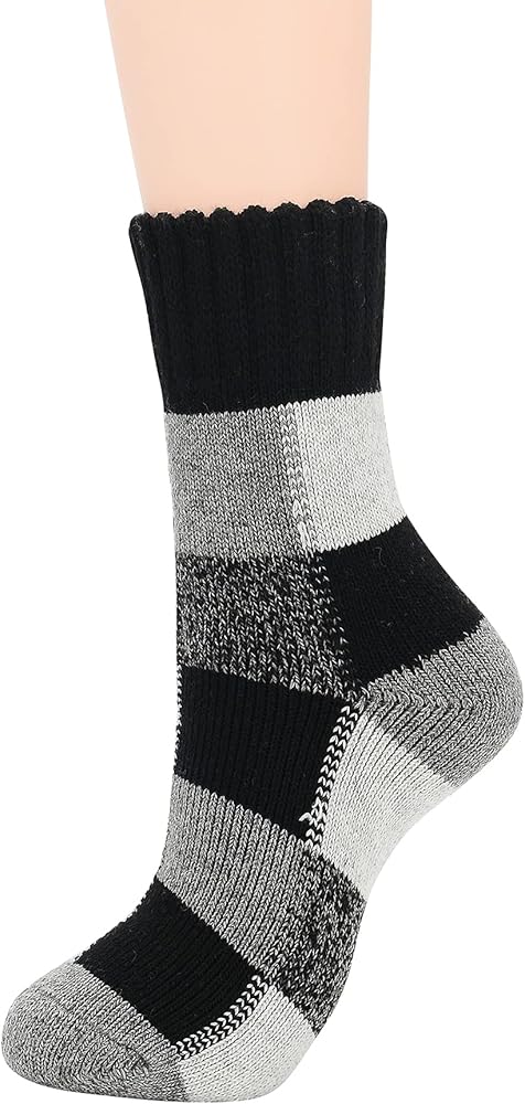 Zando Cozy Socks Warm Socks Wool Socks for Women Cute Socks for Women Boot Crew Socks Long Thick Socks Women's Socks