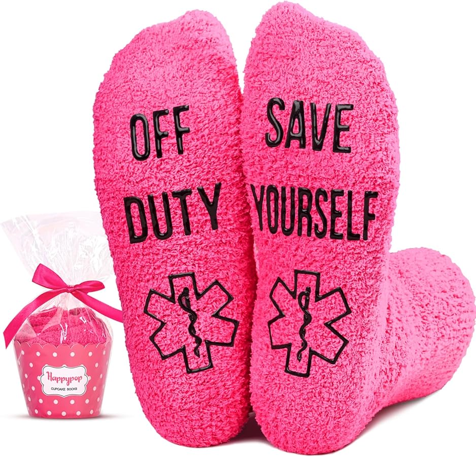 HAPPYPOP Gifts for Doctor Nurse EMT Vet - Get Well Gifts, Nurse Doctor Day Gifts, Vet Tech Socks