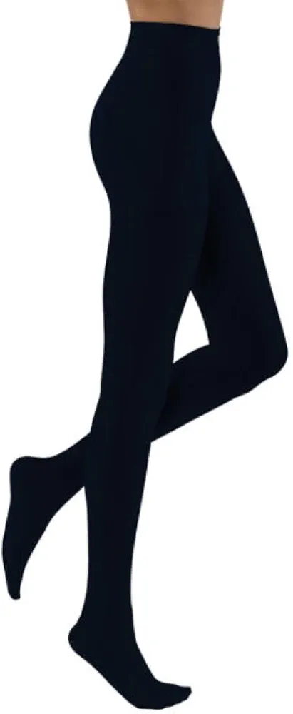 JOBST UltraSheer 15-20mmHg Compression Stockings, Pantyhose, Waist High, Closed Toe, Midnight Navy, Medium