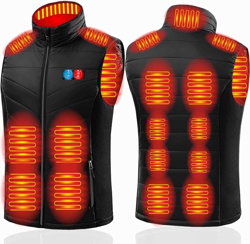 Heated Vest for Women,Women's Heated Jacket Clothes Stay Warm Cozy Lightweight Electric USB(Not Included Battery)