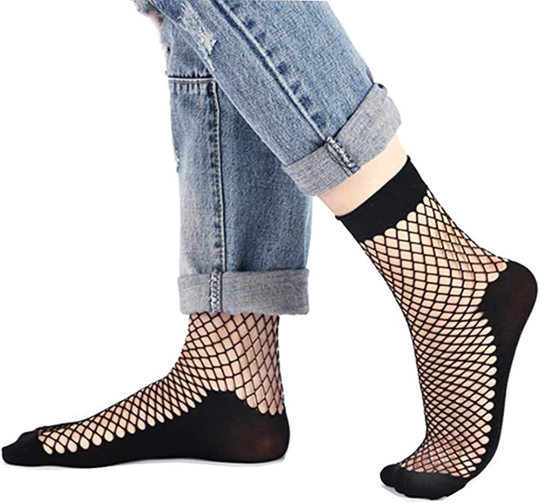 Womens Fishnet Socks 5 Packs/10 Packs