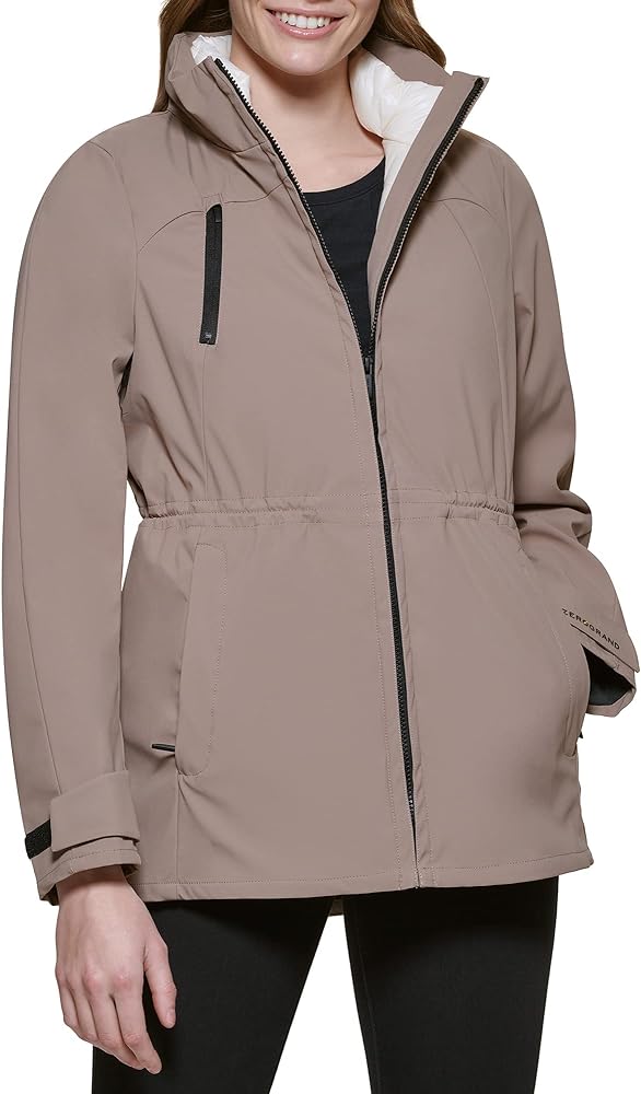 Cole Haan Womens Jacket Transitional Two-in-one Coat