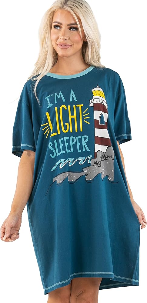 Lazy One Nightshirts for Women, Cute Nightgown for Women, Animal Designs