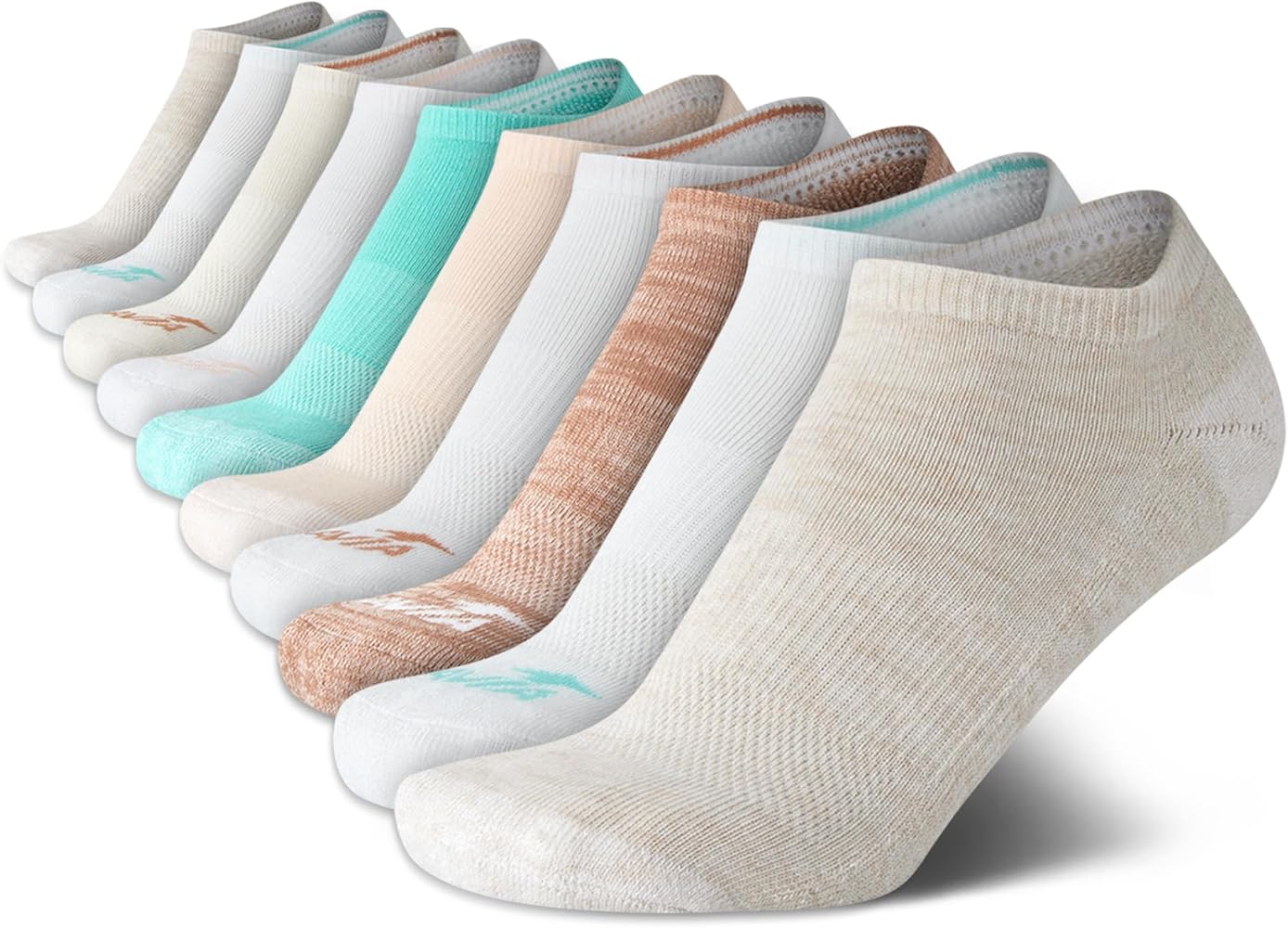 Avia Women's No-Show Athletic Low Cut Socks (10 Pack)