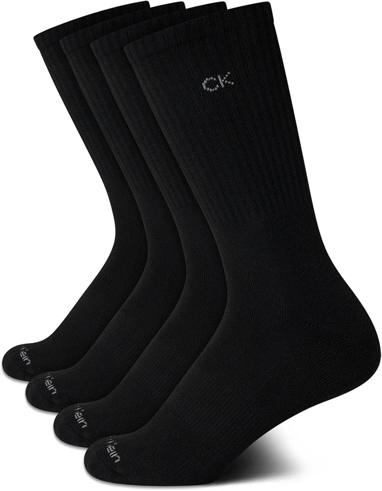 Calvin Klein Women's Socks - Cushion Athletic Crew Socks (4 Pack)