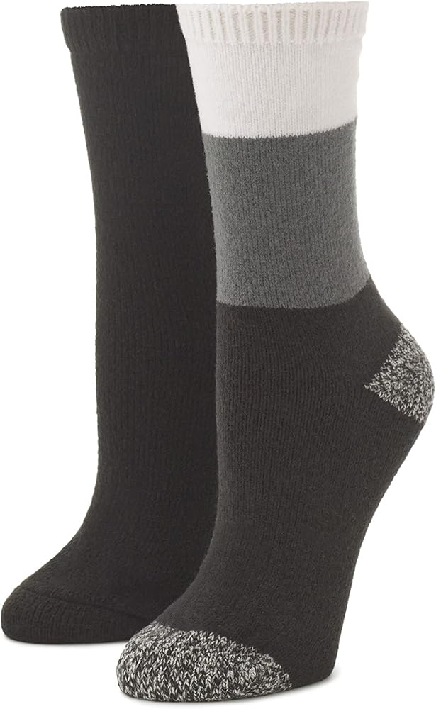 HUE Women's Crew Boot Sock 2 Pair Pack