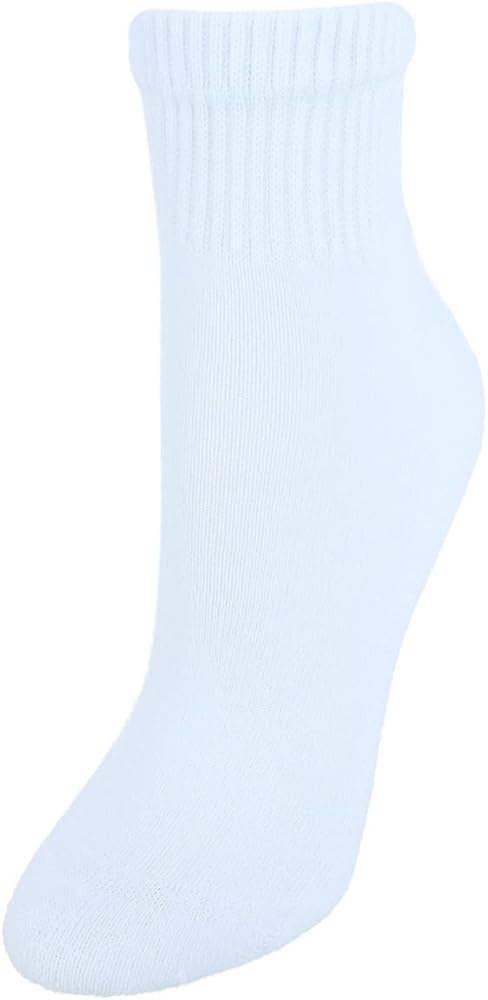 Hanes Ultimate Women's Ankle Socks (Pack of 6) White