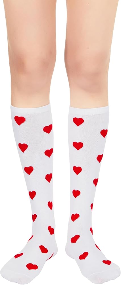 Zando Women's Tall Knee High Socks Extra Long Athletic Socks Outdoor Long Socks Stripes Casual Tube Socks Knee Socks