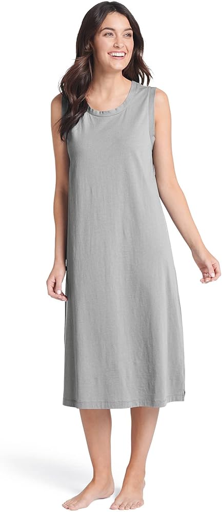 Jockey Women's Sleepwear Everyday Essentials 100% Cotton Tank Sleep Dress