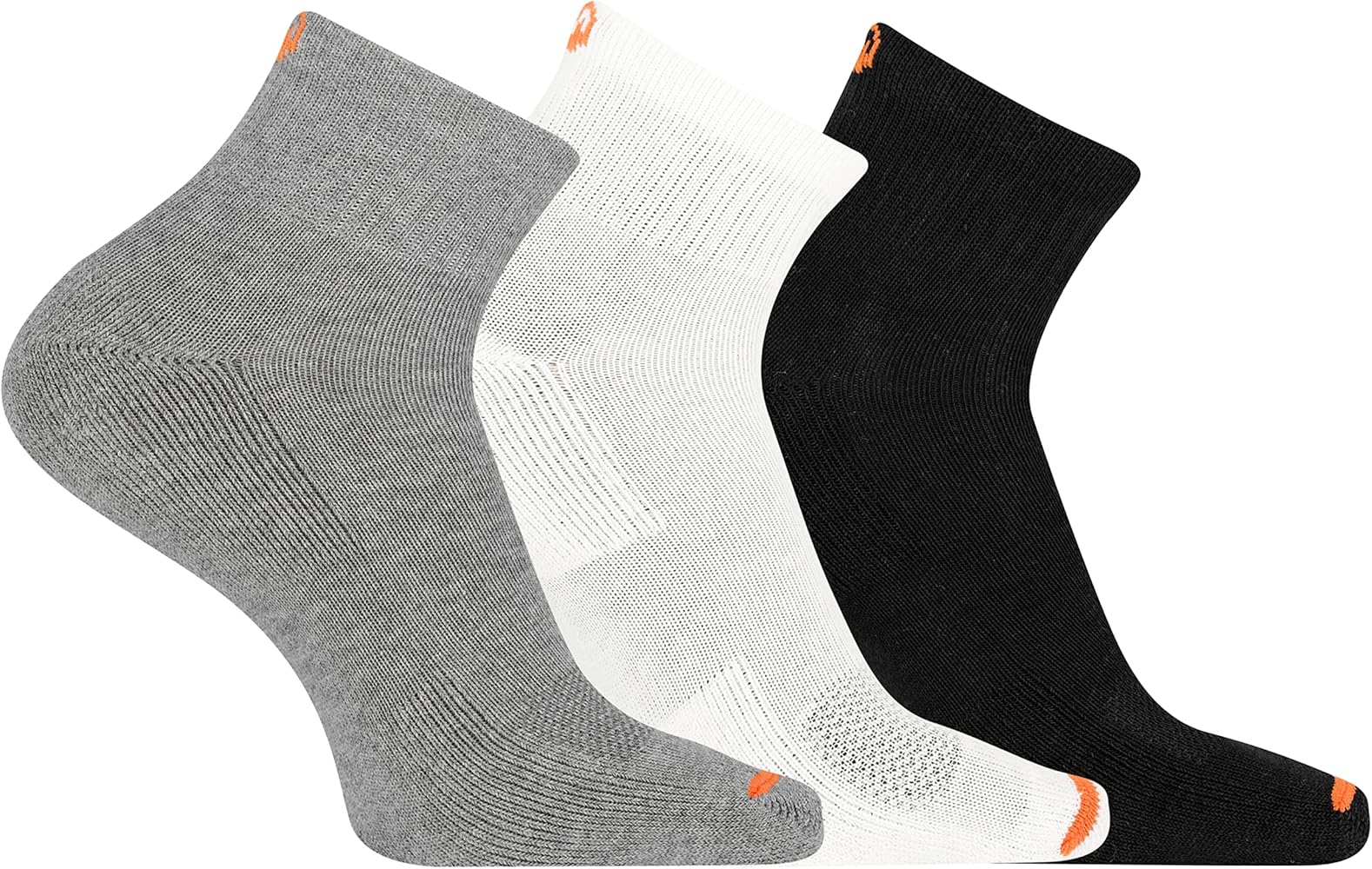 Merrell Men's and Women's Cushioned Cotton Socks-3 Pair Pack-Unisex Breathable Mesh Comfort Zones