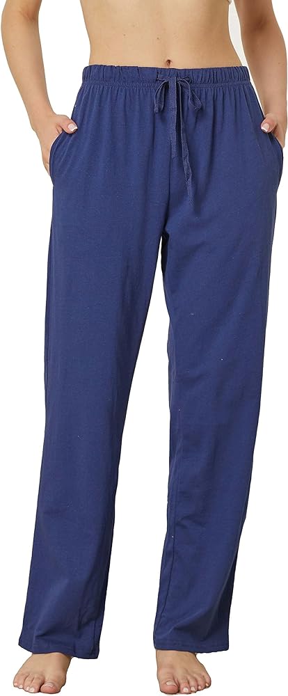 Women's Cotton Knit Loungewear Pajama Pants