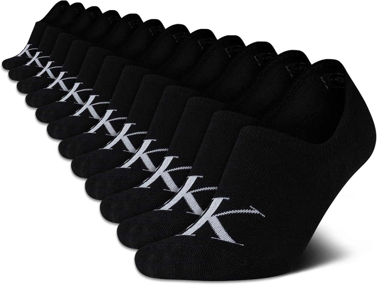 Calvin Klein Womens' Socks - Lightweight Performance No-Show Liners (12 Pack)