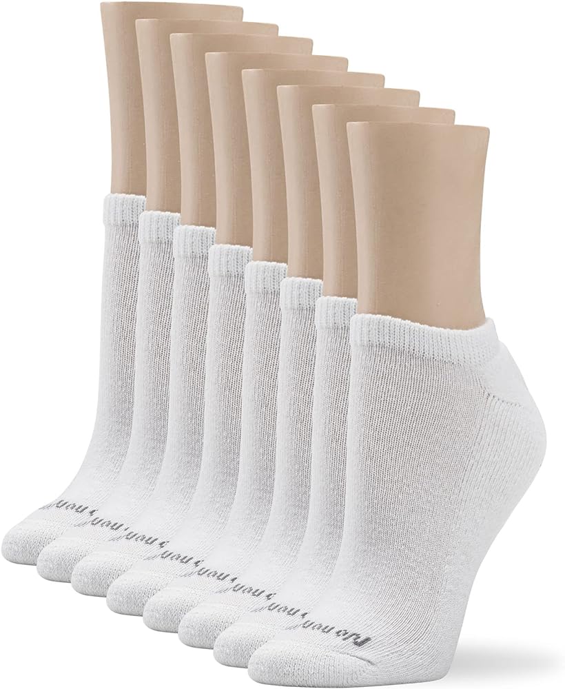 No nonsense womens Cushion No Show Sock 8 Pair Pack